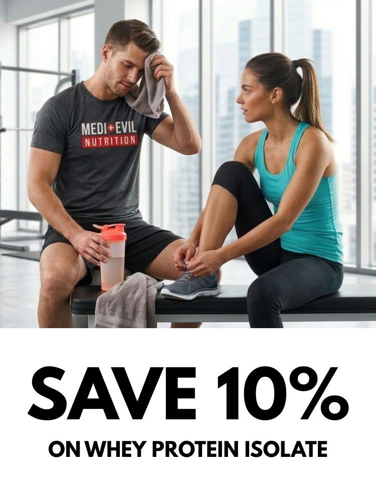 save 10% on whey protein isolate