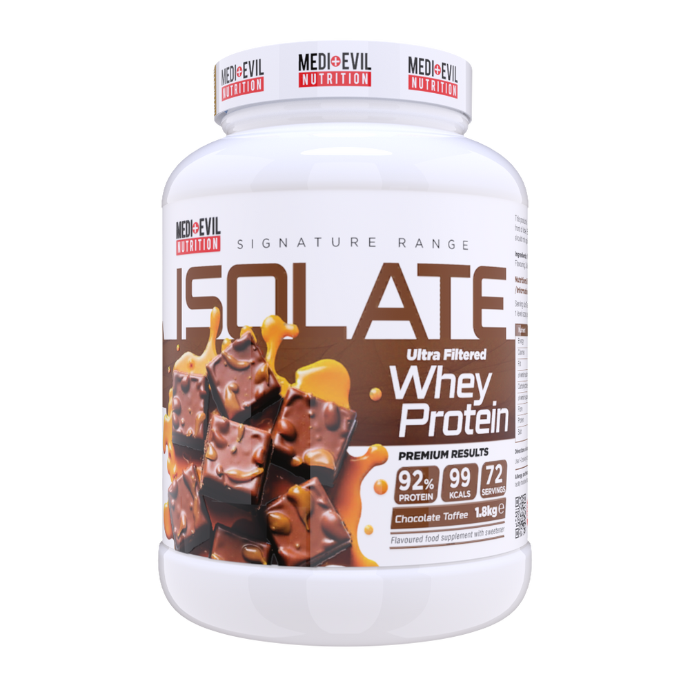 Isolate Whey Protein Chocolate Toffee | Medi-Evil Nutrition – Medi Evil ...