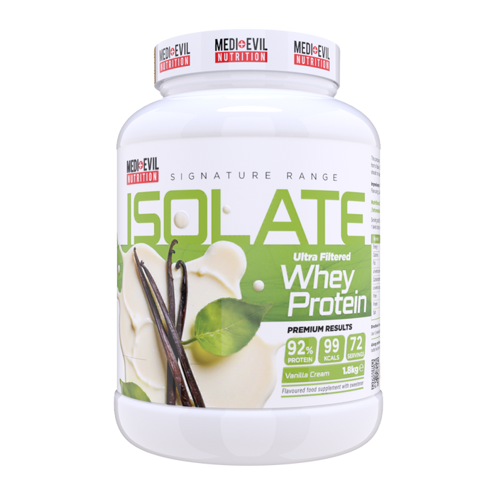 Isolate Whey Protein Kem Vanila | Medi-Evil Nutrition – Medi Evil Nutrition