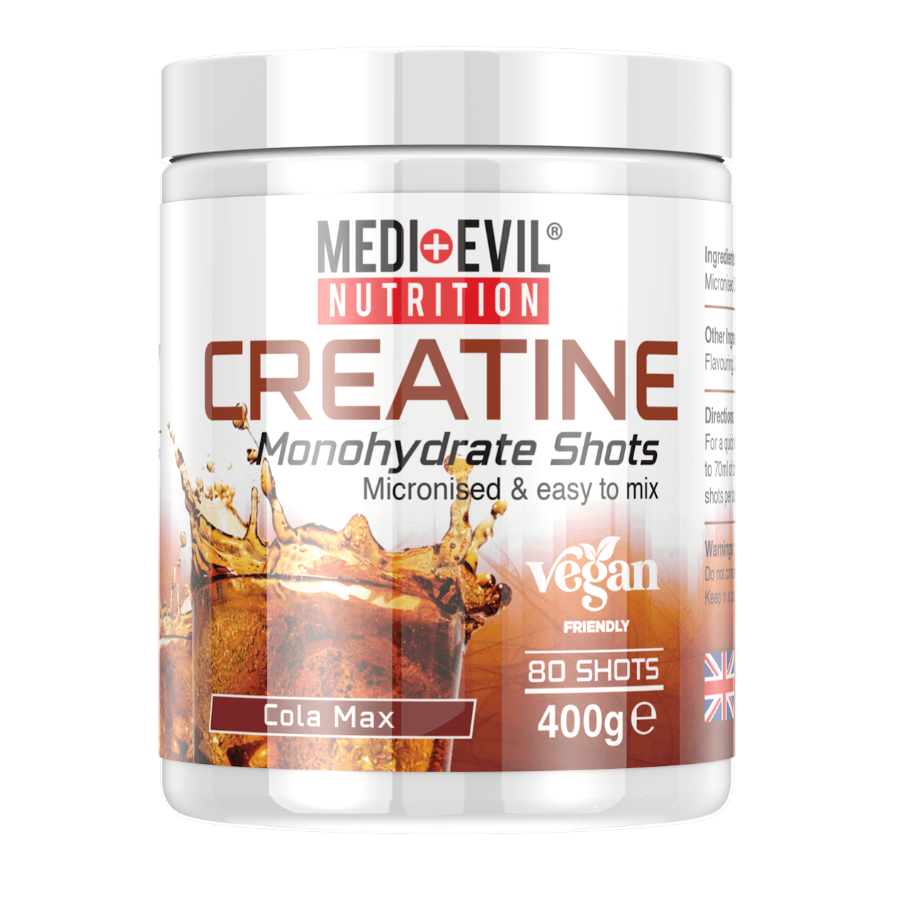 Creatine Monohydrate Cola Max | Medi-Evil Nutrition – Medi Evil Nutrition